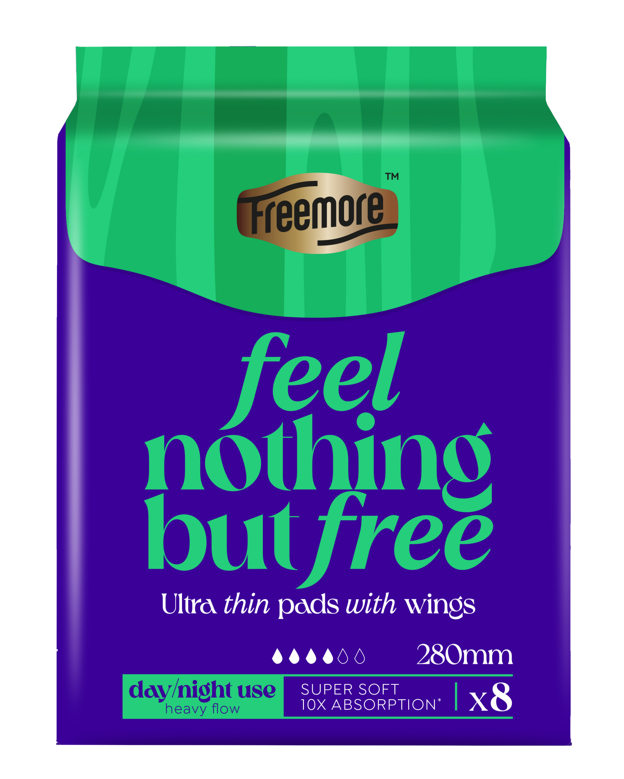 Freemore īpaši plānas nakts paketes 8 gab