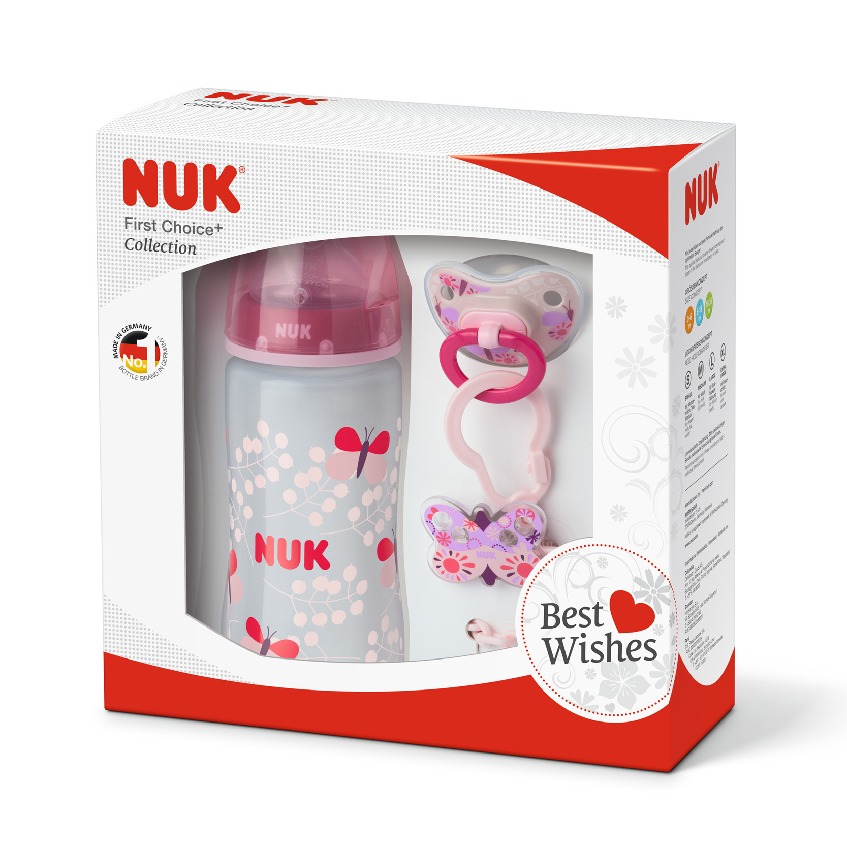 NUK First Choice+ komplekts Rozā - Image 2