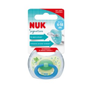 Silikona māneklis NUK SIGNATURE, 6-18 mēn.